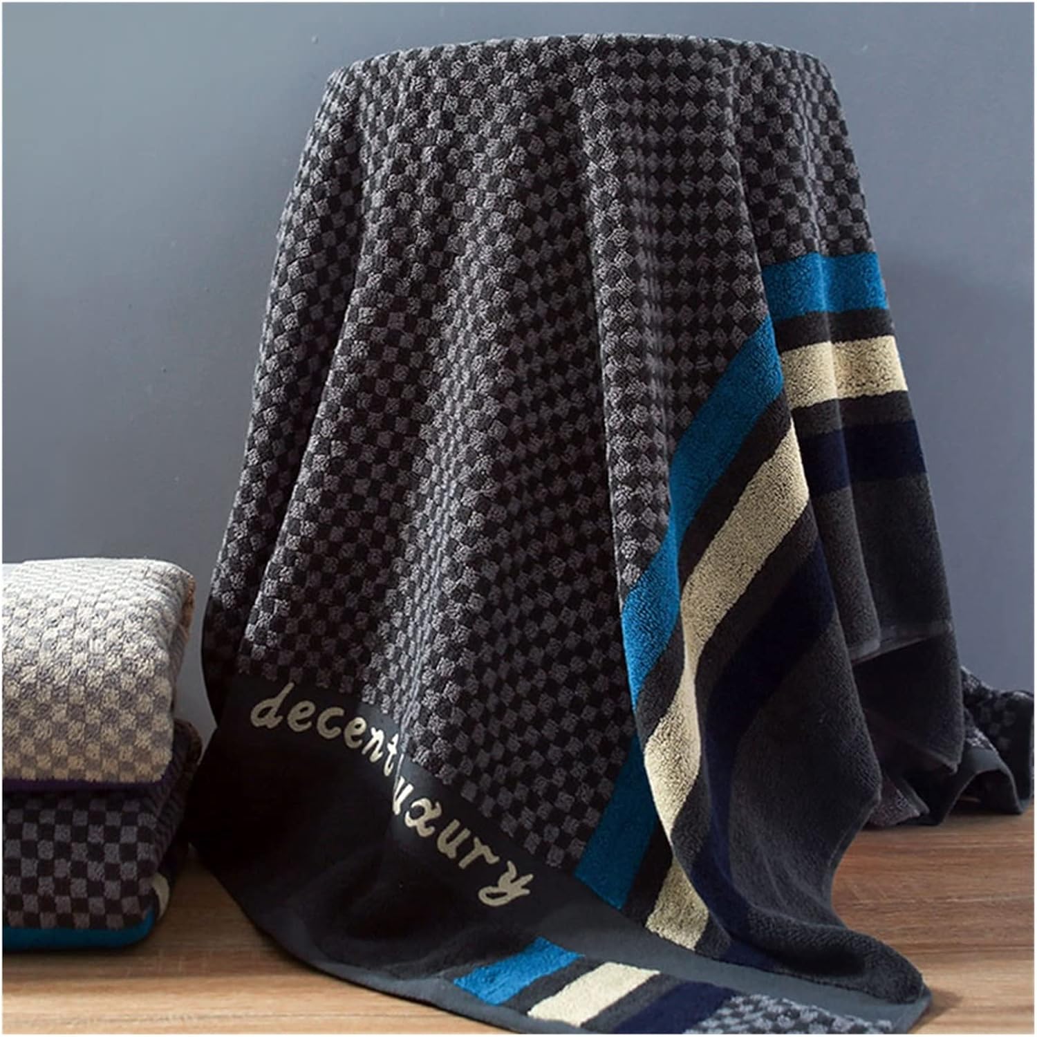 Bathroom Sets Dry Hair Towels Blank Products spa Towels Face Travel Towels (Color : Light Grey Bath towe)