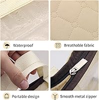 Vista 2 de Organizador de almacenamiento de bolso, paquete de 2, organizador de almacenamiento transparente para armario, bolsas transparentes para bolsos