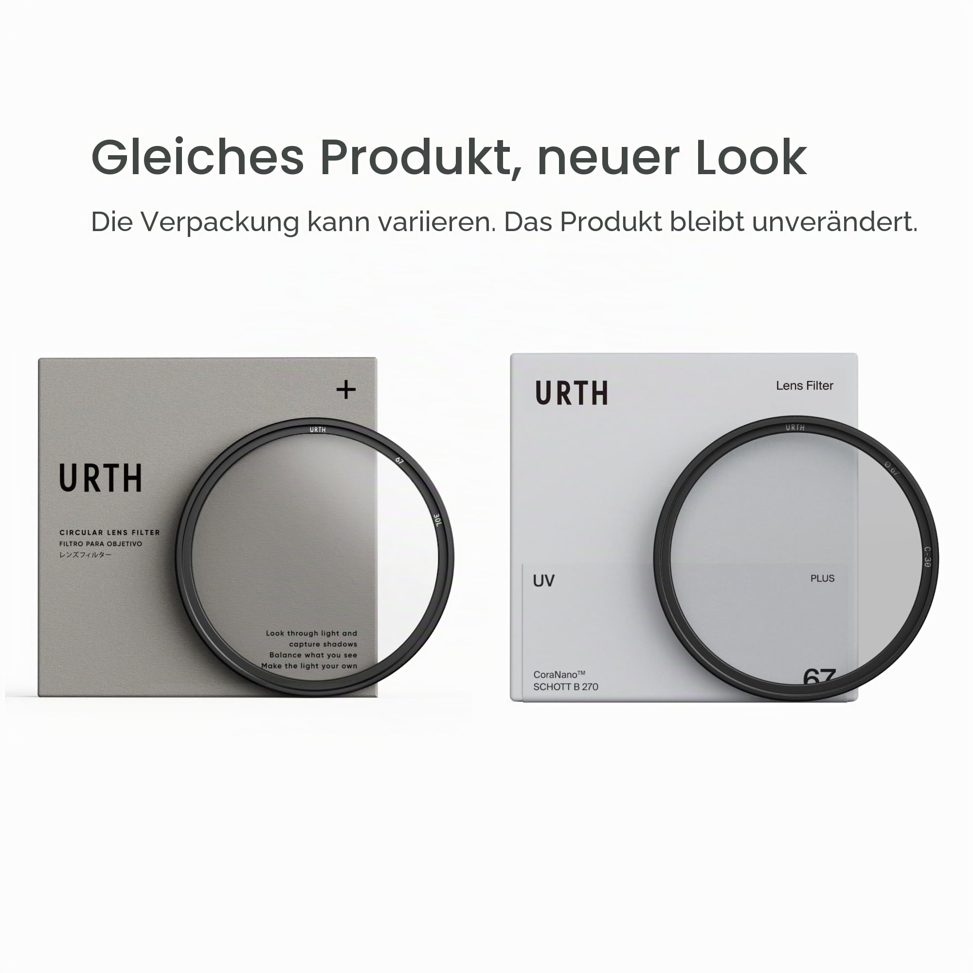Urth 39 mm UV-Objektivfilter (Plus) – ultraschlanker, 30-lagiger nanobeschichteter UV-Kameraobjektivschutz