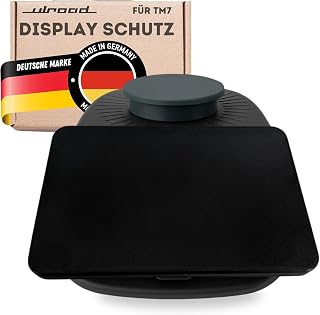 Displayschutz kompatibel mit Thermomix TM7 Abdeckung Display Schutz Zubehör Displayabdeckung Schutzplatte (Schwarz)