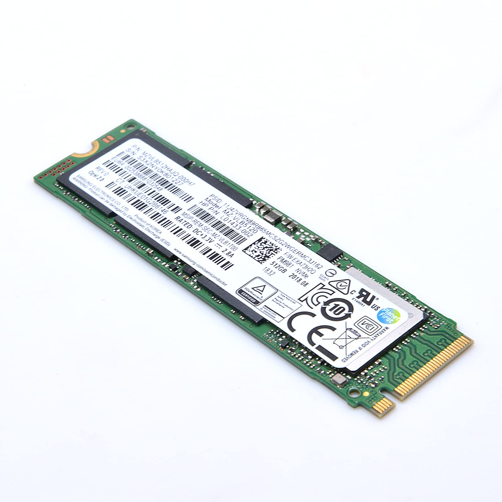 Amazon.com: Sinobright Serie PM981 MZ-VLB5120 512GB TLC PCI