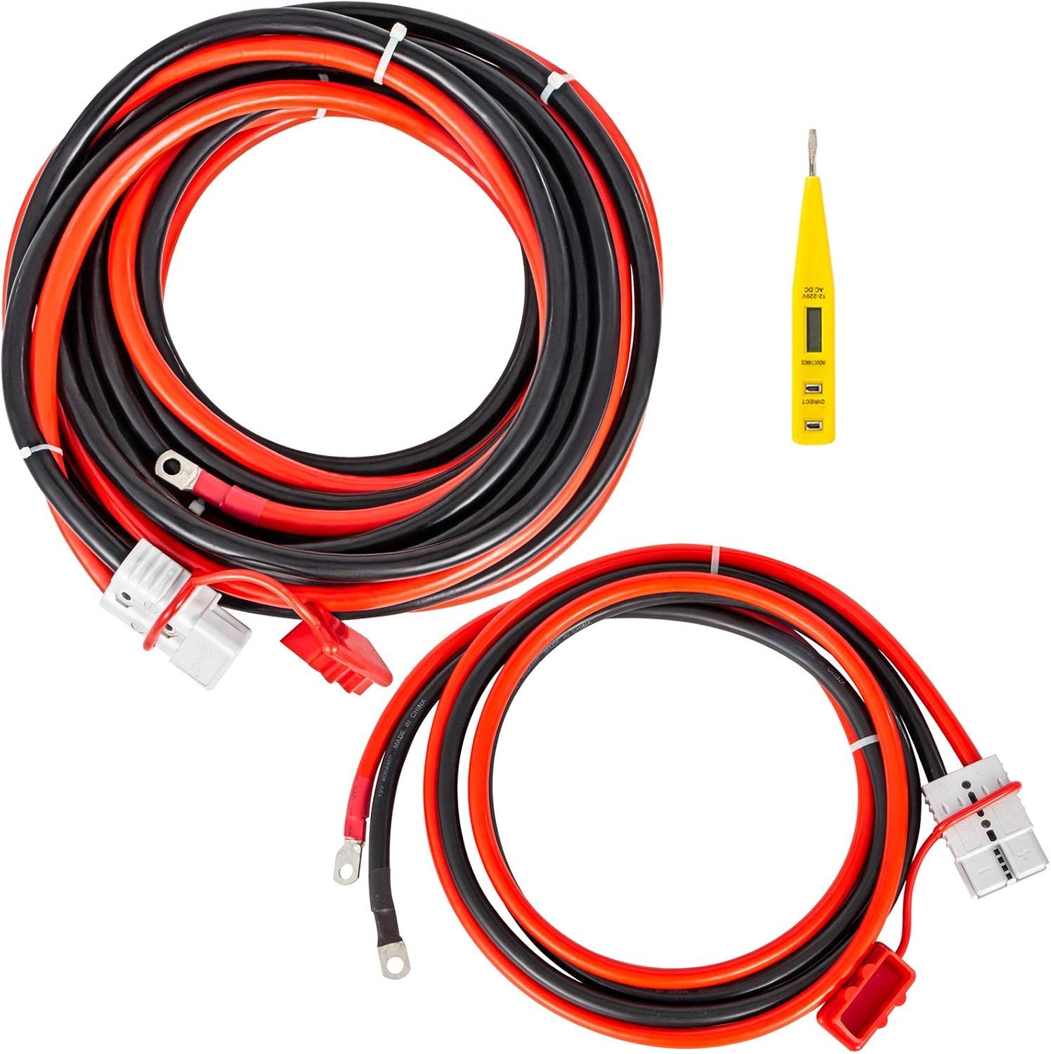 VEVOR Winch Wiring Kit 2 Gauge 33 FT Winch Quick Connect