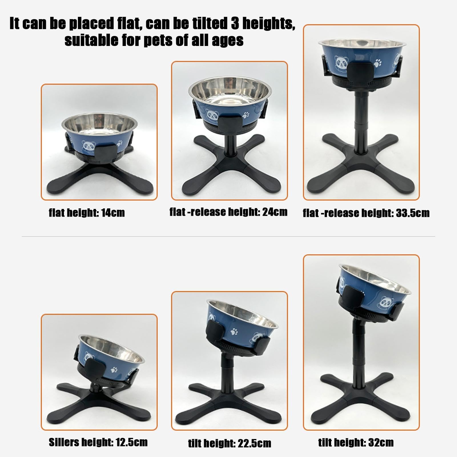 Gamelle surélevée – Support de gamelle pour Chien – Support de gamelle