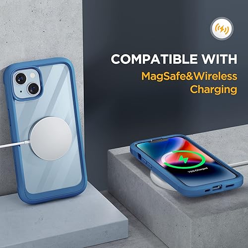 Miniatura 52 de Miracase Glass Series - Funda para iPhone 11 de 6.1 pulgadas, funda resistente de cuerpo completo mejorado con protector de pantalla de vidrio Negro