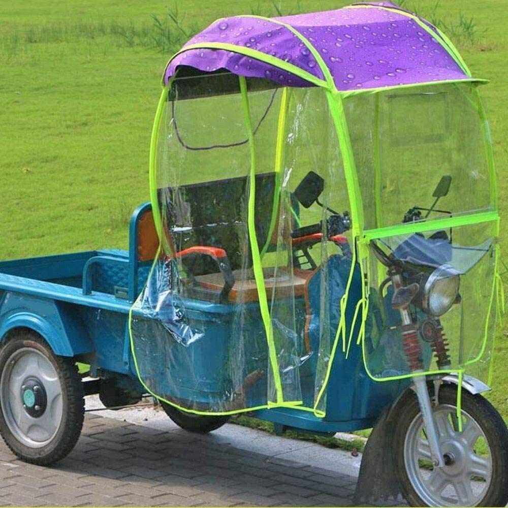 Cubierta para la lluvia Movilidad Scooter Sol Lluvia Viento Cubierta Coche eléctrico Prevenir paraguas, Universal Coche Motor Scooter Paraguas Movilidad Parasol Cubierta para la lluvia Impermeable (D)