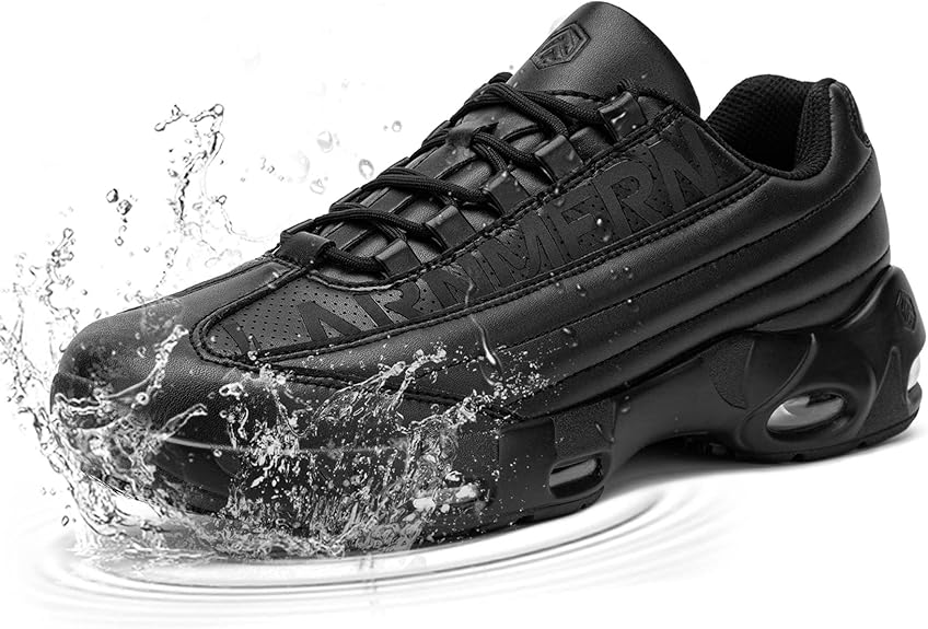 LARNMERN Chef Shoes for Men NonSlip Work Shoes Waterproof Double Air