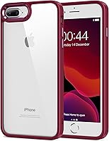 Vista 161 de HOOMIL Funda para iPhone 7 Plus/iPhone 8 Plus de 5.5 pulgadas, no amarillea, protección contra caídas, cubierta trasera dura transparente
