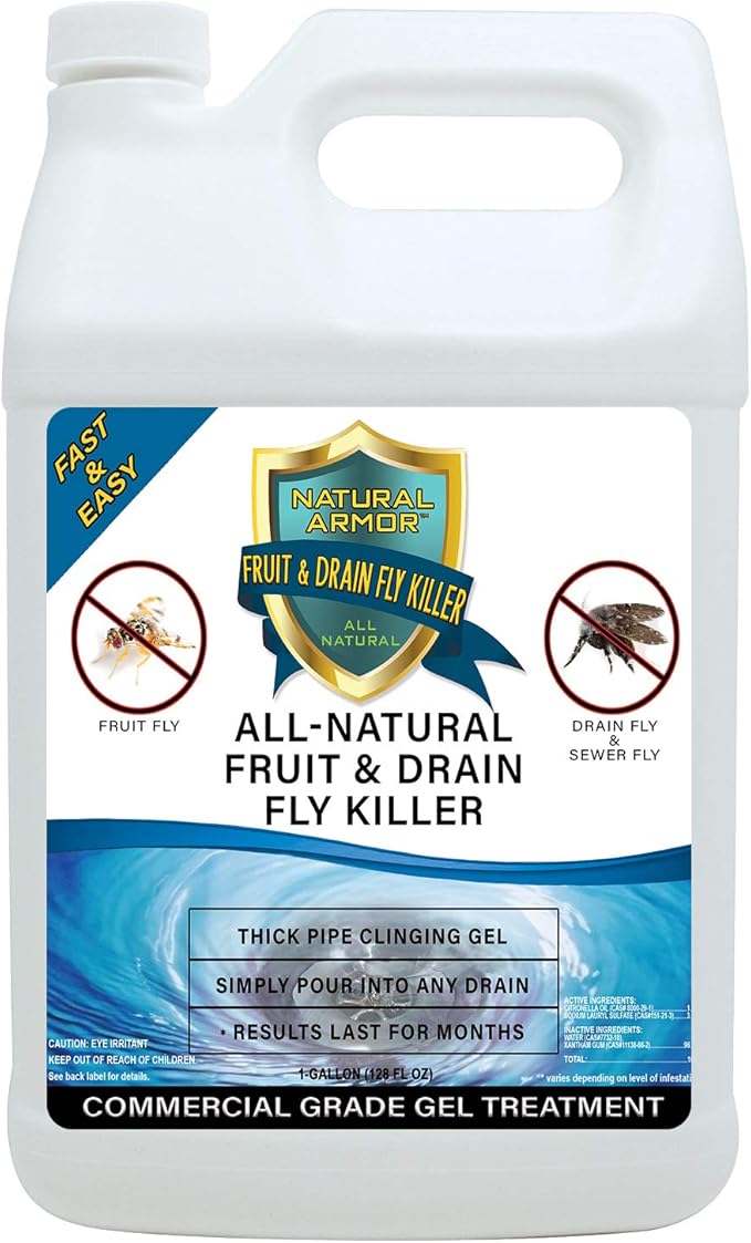 Amazon.com: Fruit Fly & Drain Fly Killer - Simple Commercial Drain Gel ...