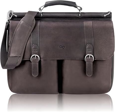 solo leather laptop bolsa