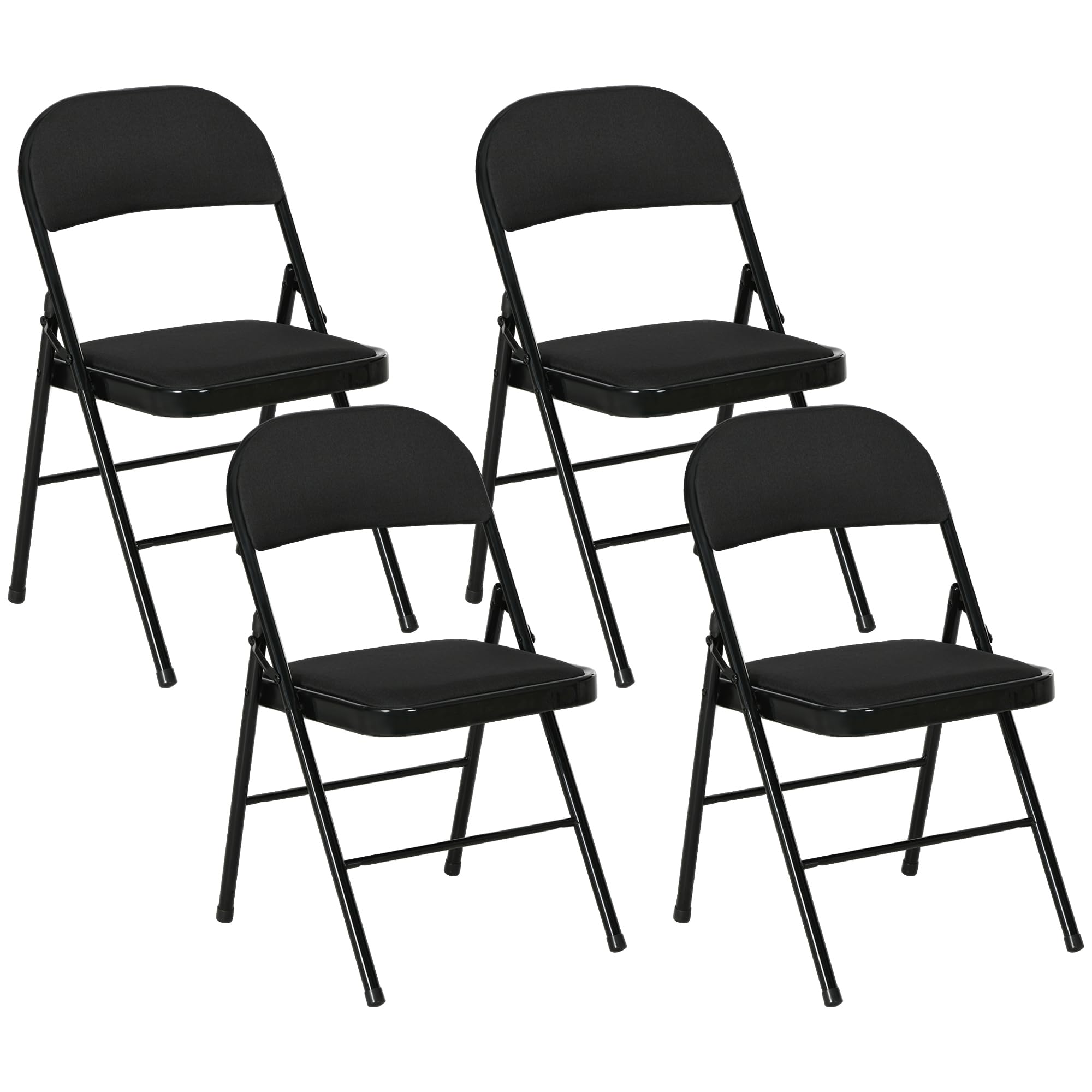 4 Chaises Pliantes Transparentes Acrylique - Design Moderne, Pliables Ultra-plates (4,5 Cm) - Porte 120 Kg - 10