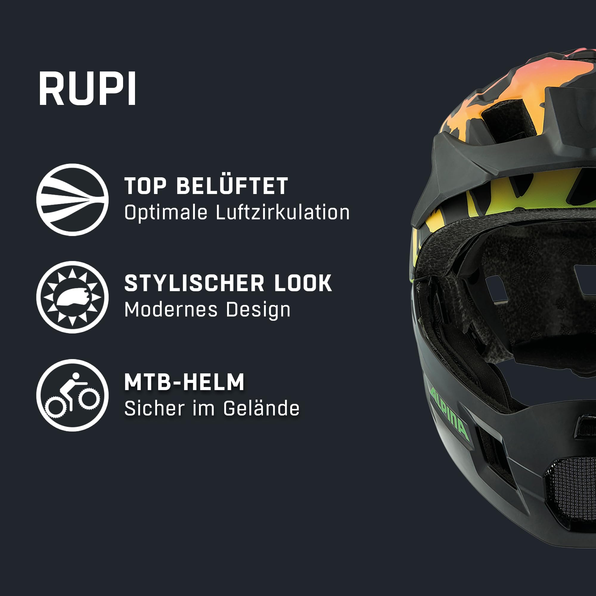 ALPINA RUPI, Casco da Bicicletta