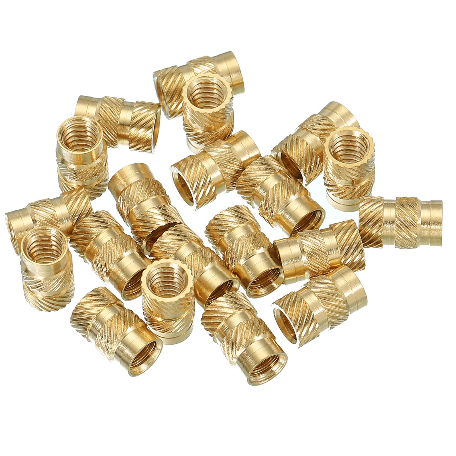PATIKIL Threaded Inserts 1/4"-20x12x8mm