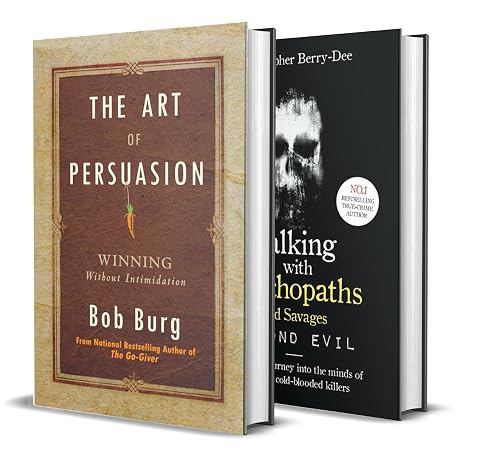 The Art of Persuasion + Talking with Psychopaths and Savages | 2 Book Combo Set | Master Influence, Communication & Dark Psychology Skills