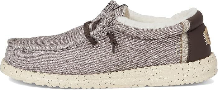 Обувь Hey Dude Wally Heathered Cozy (Little Kid/Big Kid) — фото 2