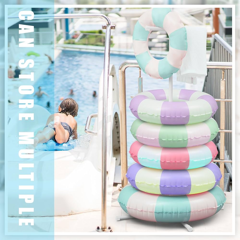 Swimming Tube Pcs Pool Float Holder With Water Bag Swimming Ring
