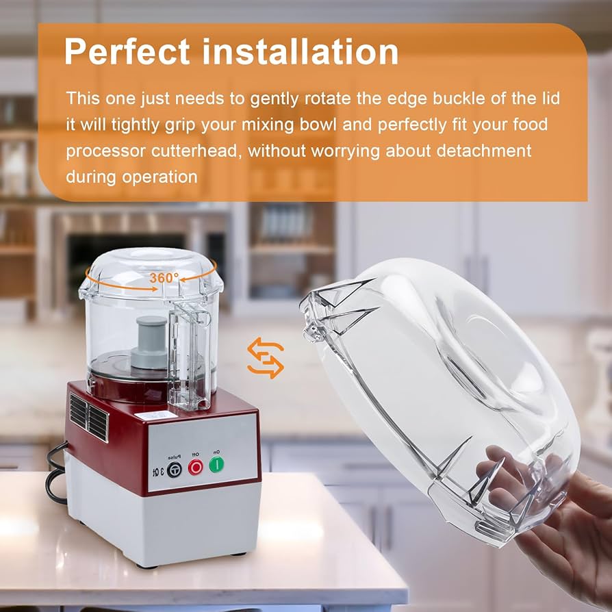 Amazon.com: 106458S Cutter Bowl Lid (Clear), for Robot Coupe