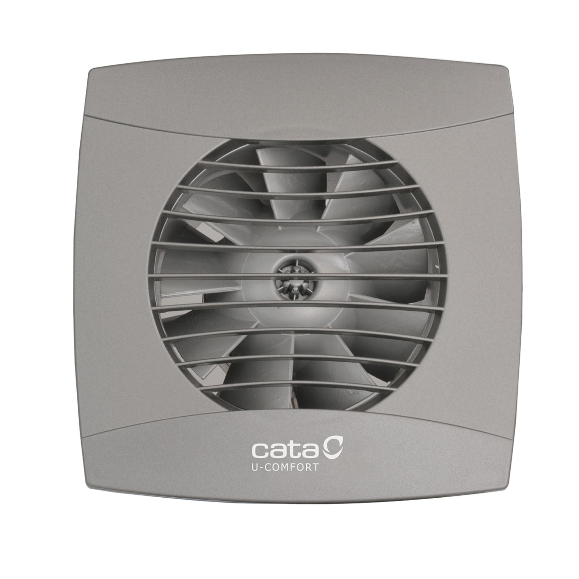 Cata UC-10 Timer Extractor de Baño, Plateado (Silver)