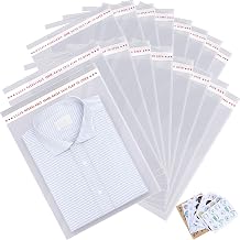 800 PCS 9 x 12 inches Large Clear Resealable Cellophane Bags for Packaging Products Plastic Self-sealing Gift Bags Self Adhesive for Gifts,Clothes, Small Business, Thank you Stickers
