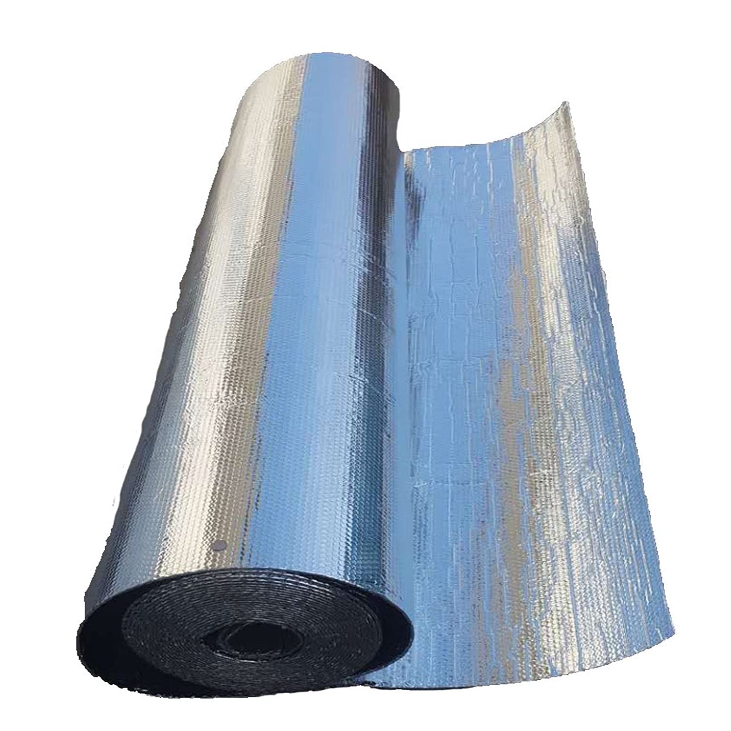 Réflecteur Radiateur Isolation en Feuille à Bulles, Noyau en Mousse réfléchissante, Rouleau d'isolation résistant à la Chaleur, à l'eau, au Bruit, Isolation réfléchissante à Double Bulle, barrière So