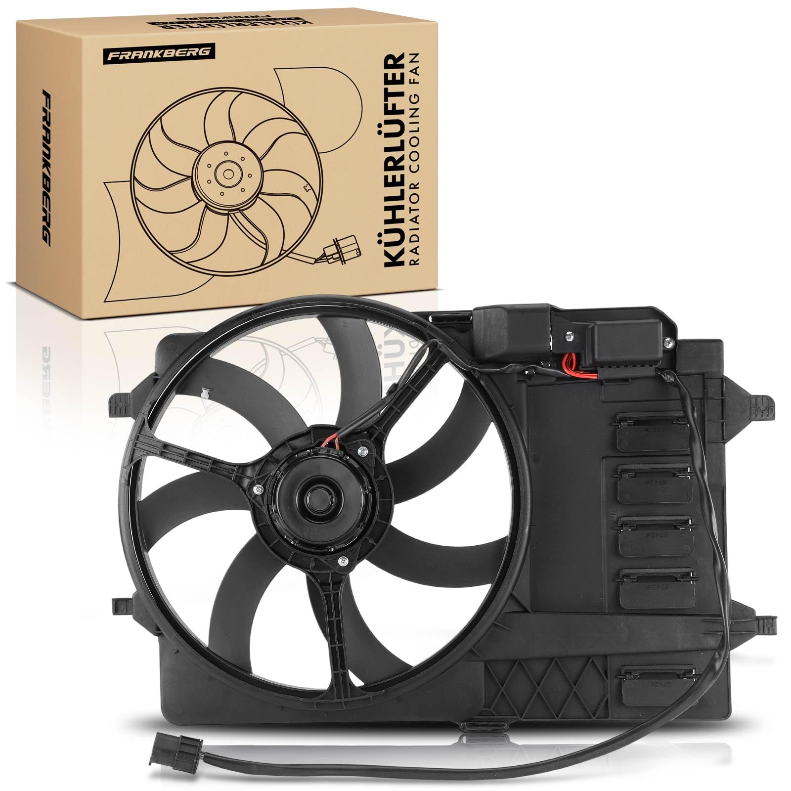 Frankberg Ventola di raffreddamento Compatibile con M.i.n.i Cabriolet R52 C.o.o.p.e.r M.i.n.i Cabriolet R52 One M.i.n.i R50 R53 One M.i.n.i R50 R53 Coope.r S Min.i Cabriolet R52 17117541092