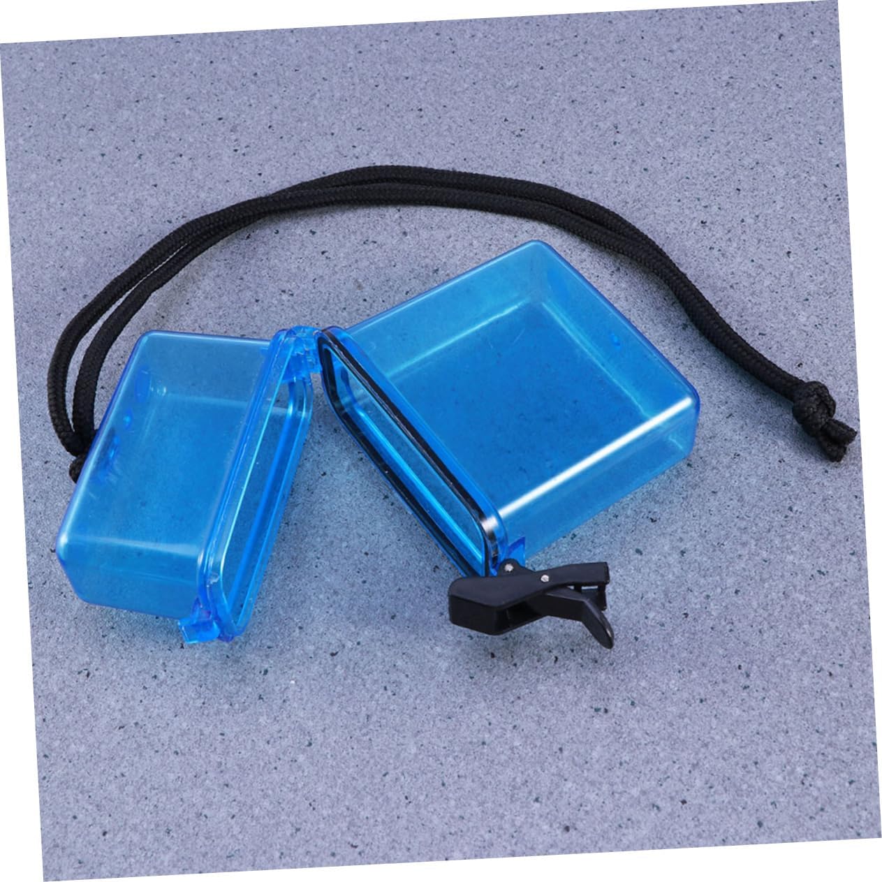 UPKOCH 3Pcs Plastic Storage Box Diving Dry Boxes for Outdoor Use Medicine Containers Portable and for Camping Fishing and Scuba Adventures