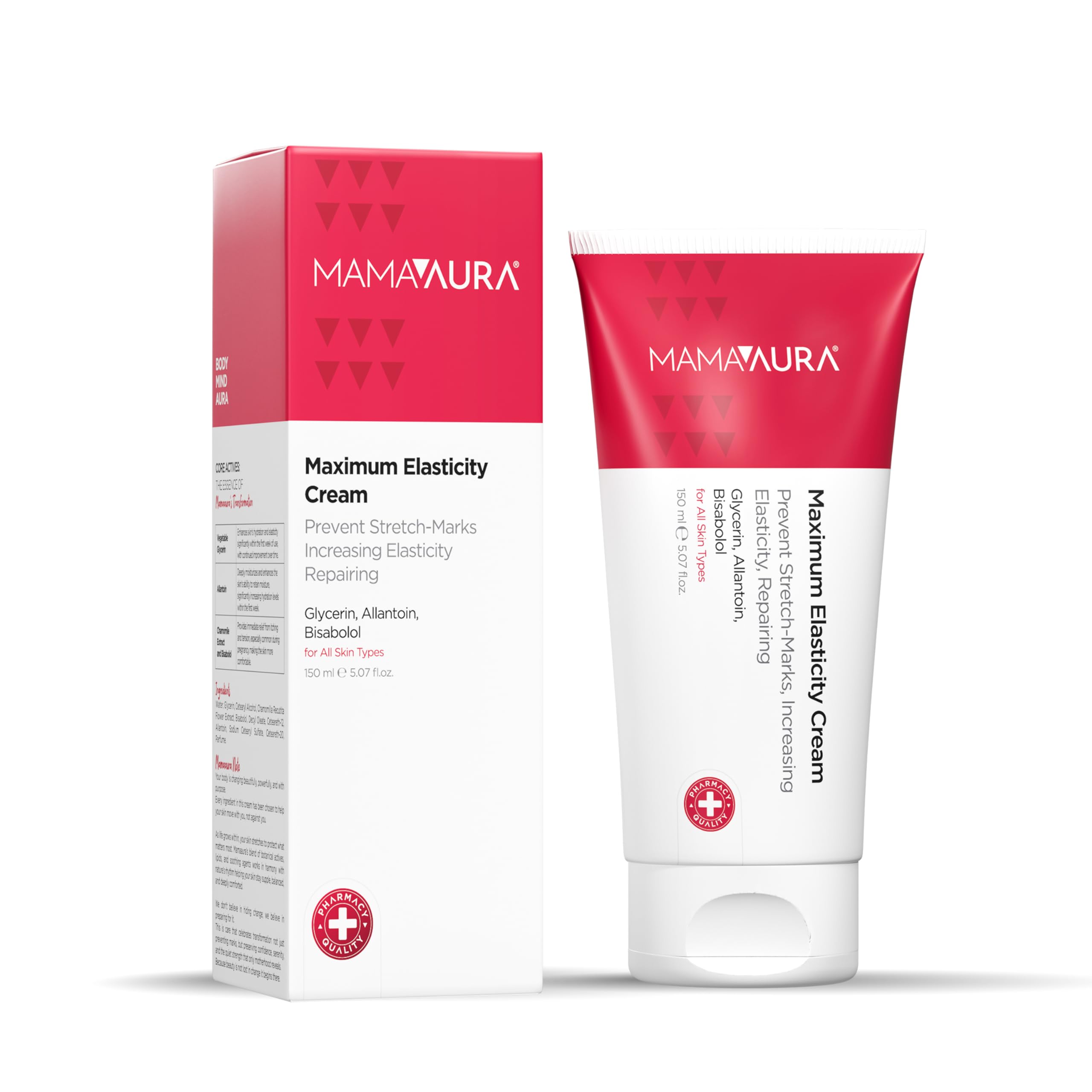 Amazon.com: MAMAAURA - LOVELY MAMA Maximum Elasticity Cream | 3.38