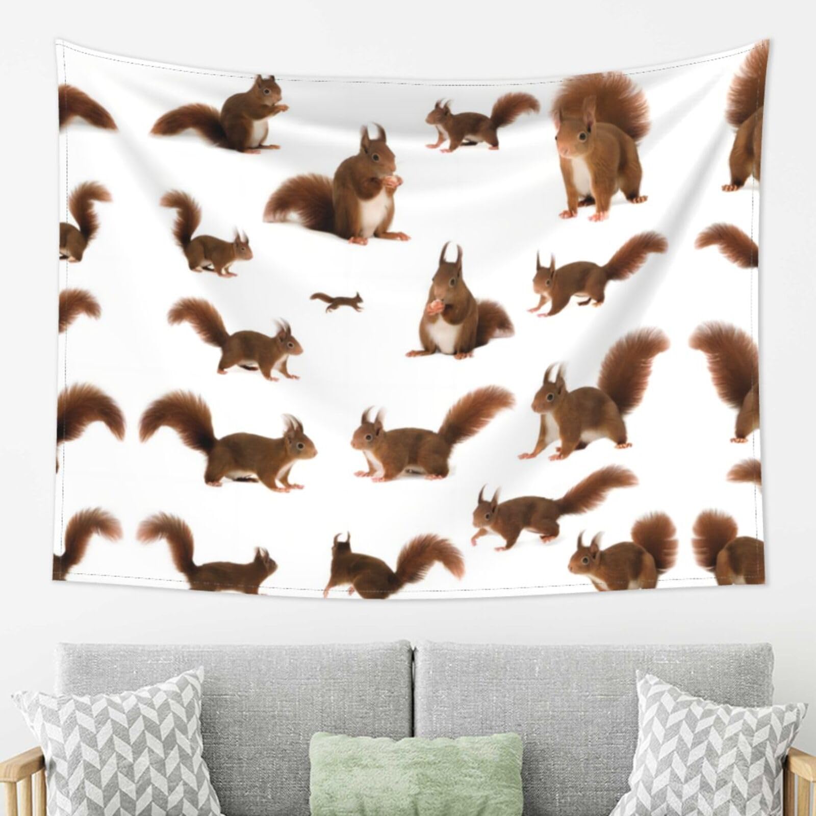 LPLSNWS Wall Tapestry for Living Room, 80x60 Inches, Animal Print