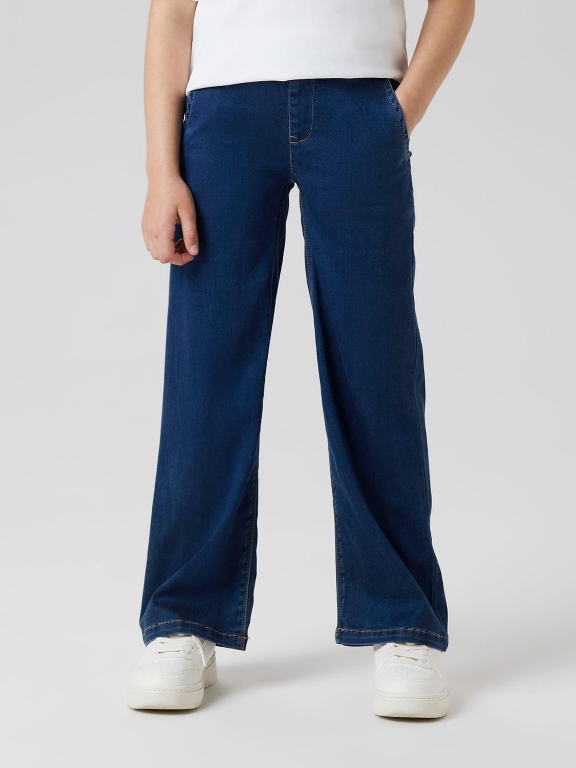 Blue Denim Wide Leg Jeans by Name It