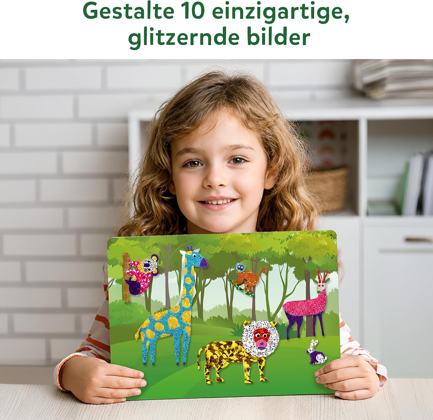 Skillmatics Art & Craft Activity - Foil Fun Animals, Dirt-Free Art for Children, Craft Kits, DIY Activity, Gifts for 4 to 9 Years 2. World of animals