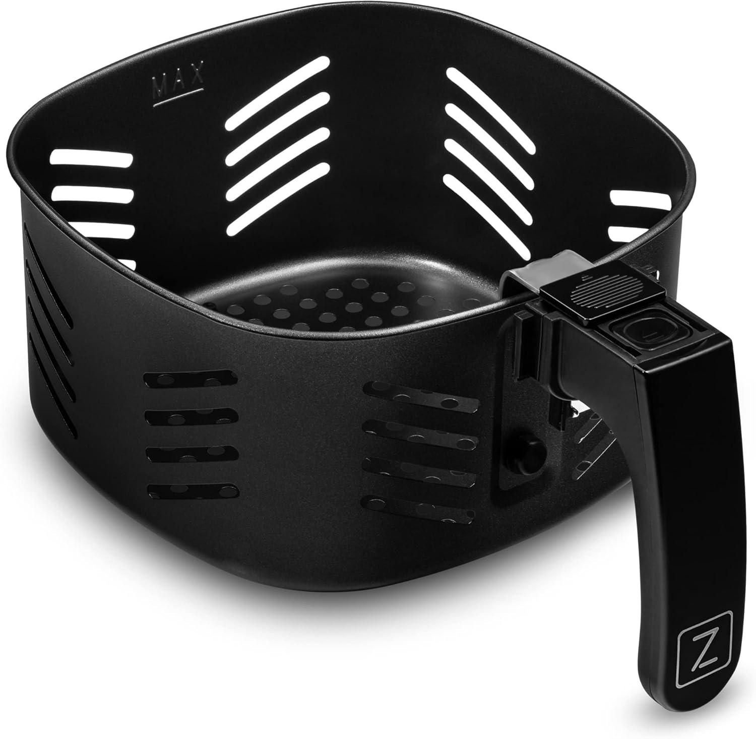 ZEEGMA Knapper Pro friggitrice senza olio 1400W, Temperatura 60-200°C, Tempo di riscaldamento 60s, Cestello e ciotola di grande capacità, Rivestimento in teflon, 8 programmi, Lavabile in lavastoviglie ZEEGMA Knapper Pro friggitrice senza olio 1400W, Temperatura 60-200°C, Tempo di riscaldamento 60s, Cestello e ciotola di grande capacità, Rivestimento in teflon, 8 programmi, Lavabile in lavastoviglie