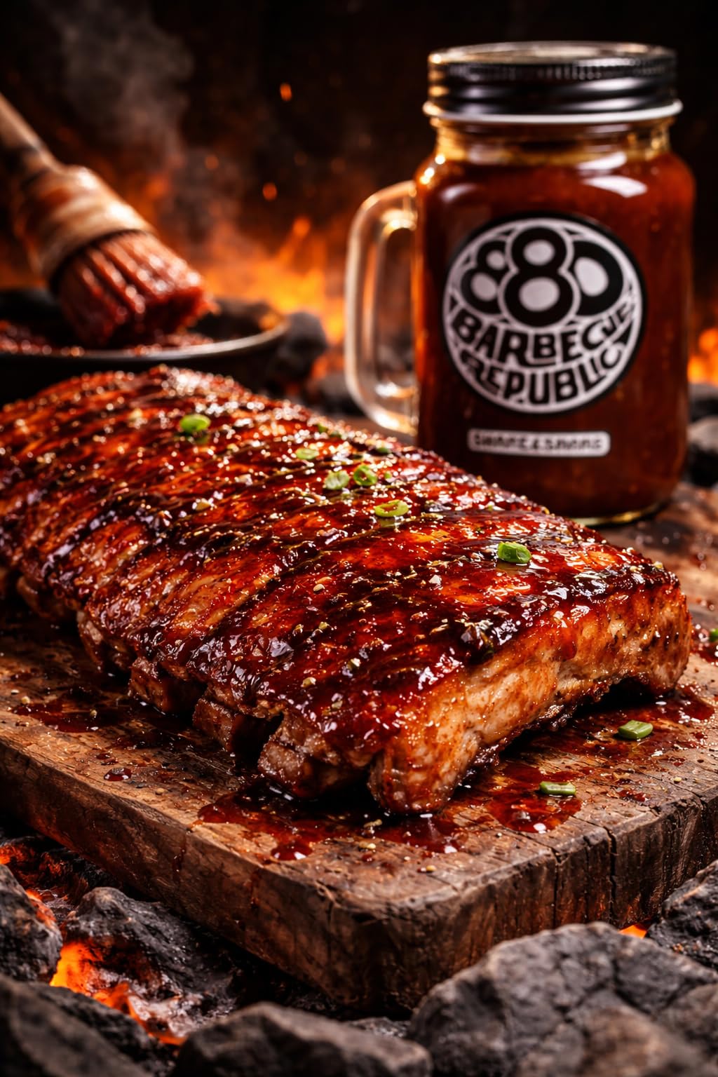 Salsa Barbacoa 880 BBQ – Pack de 4 Jarras (2 POCO PICANTES + 2 PICANTES)