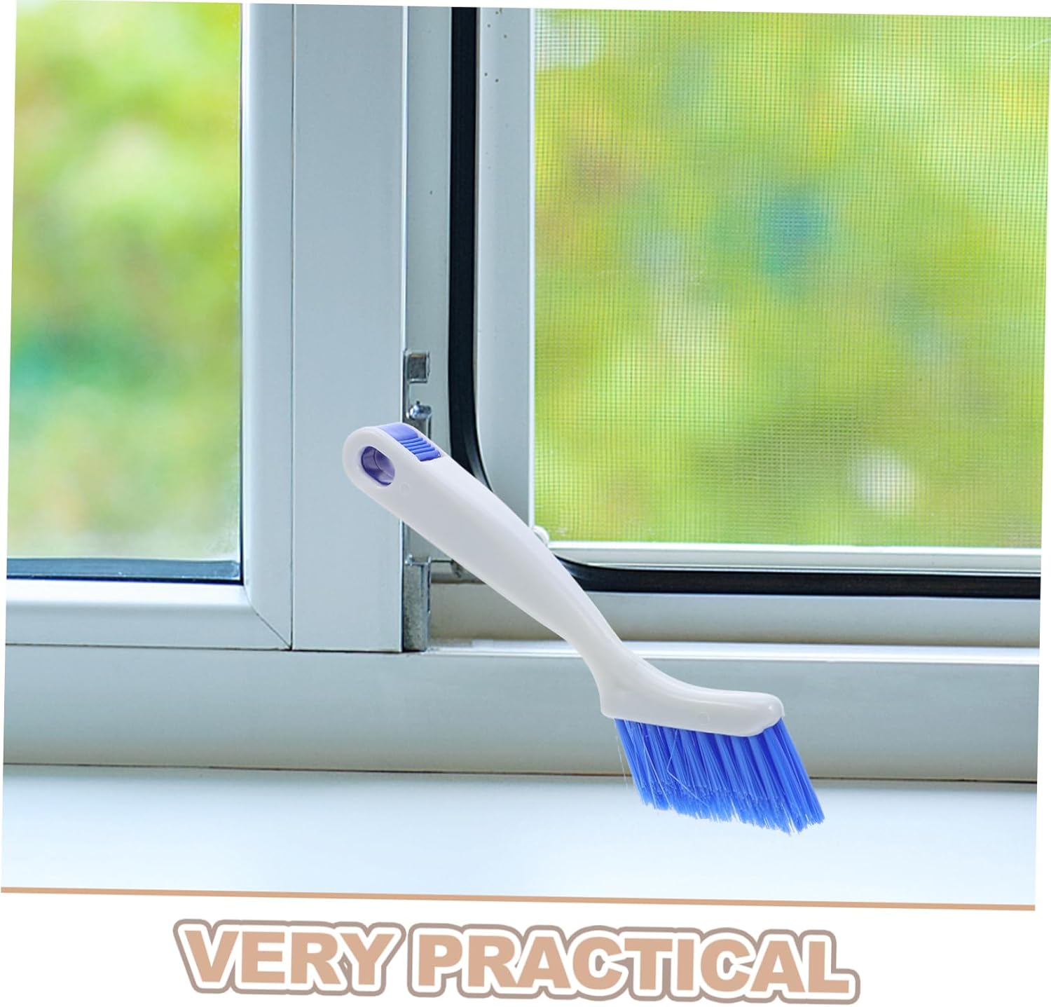 STOBAZA 20pcs Groove Cleaning Brush Set for Window Tracks and Kitchen Stove Crevices Heavy-Duty Hard Bristle Scraper Brushes for Cracks Gaps Corners and Seams Lightweight Flexible Sill and