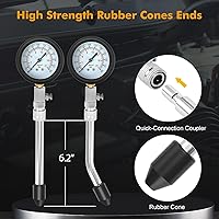 Vista 4 de BETOOLL HW0130 8pcs Kit de comprobador de compresión de cilindro de motor de gasolina medidor de herramienta automotriz