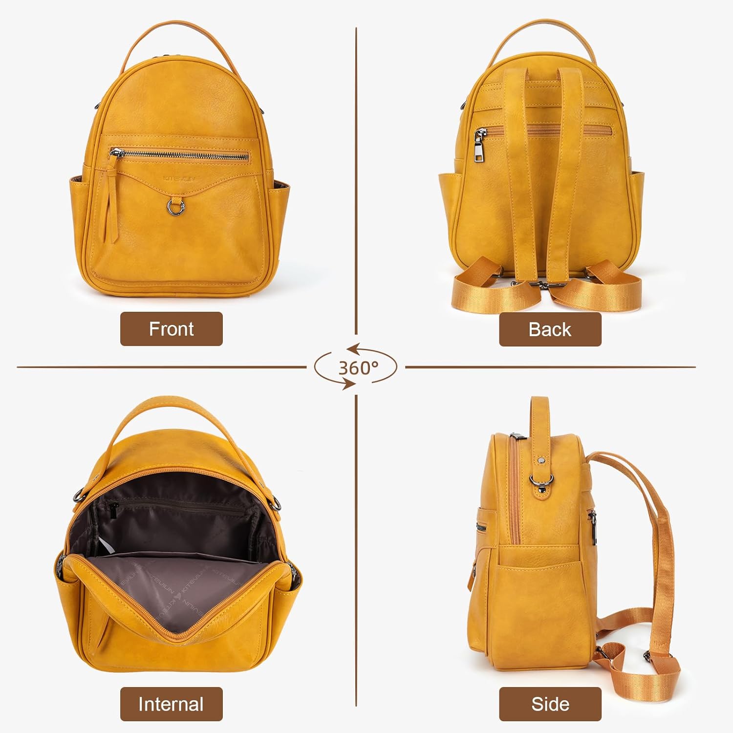 Mini Backpack Purse for Women Fashion Cute Small Travel Backpacks Daypacks Shoulder Handbag - Image 6