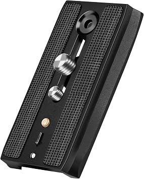 VICTIV Quick Release Plate for VTH7 Fluid Head Camera Tripod, Universal QR Plate with 1/4" and 3/8" Screw
