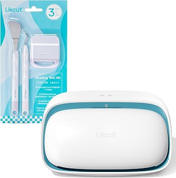 Likcut S501 Portable Vinyl Cutting Machine, Likcut Weeding Tools Set, 3pcs Weeding Kits