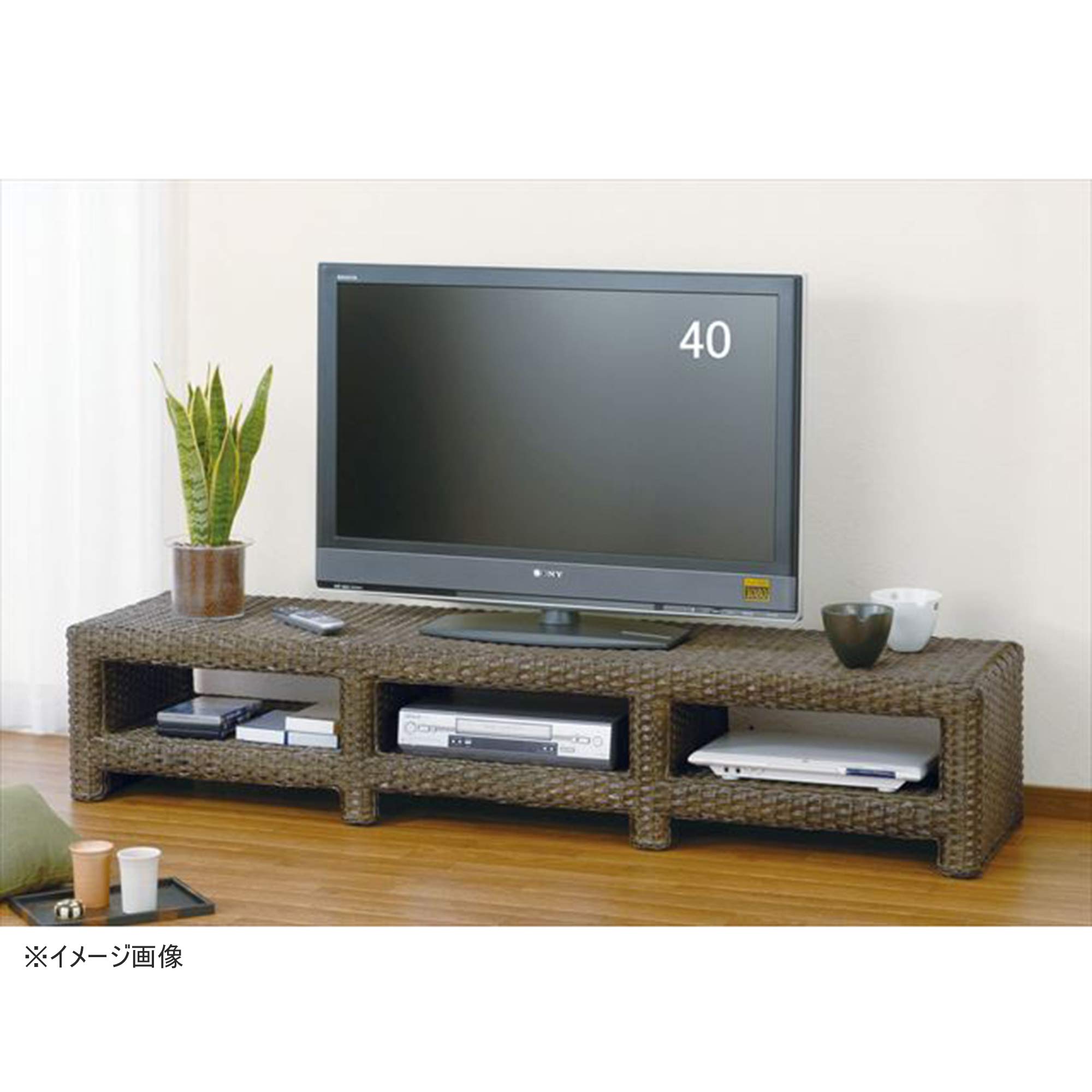Amazon｜今枝商店 テレビボード 幅180cm W-983B｜ローボード・テレビ台
