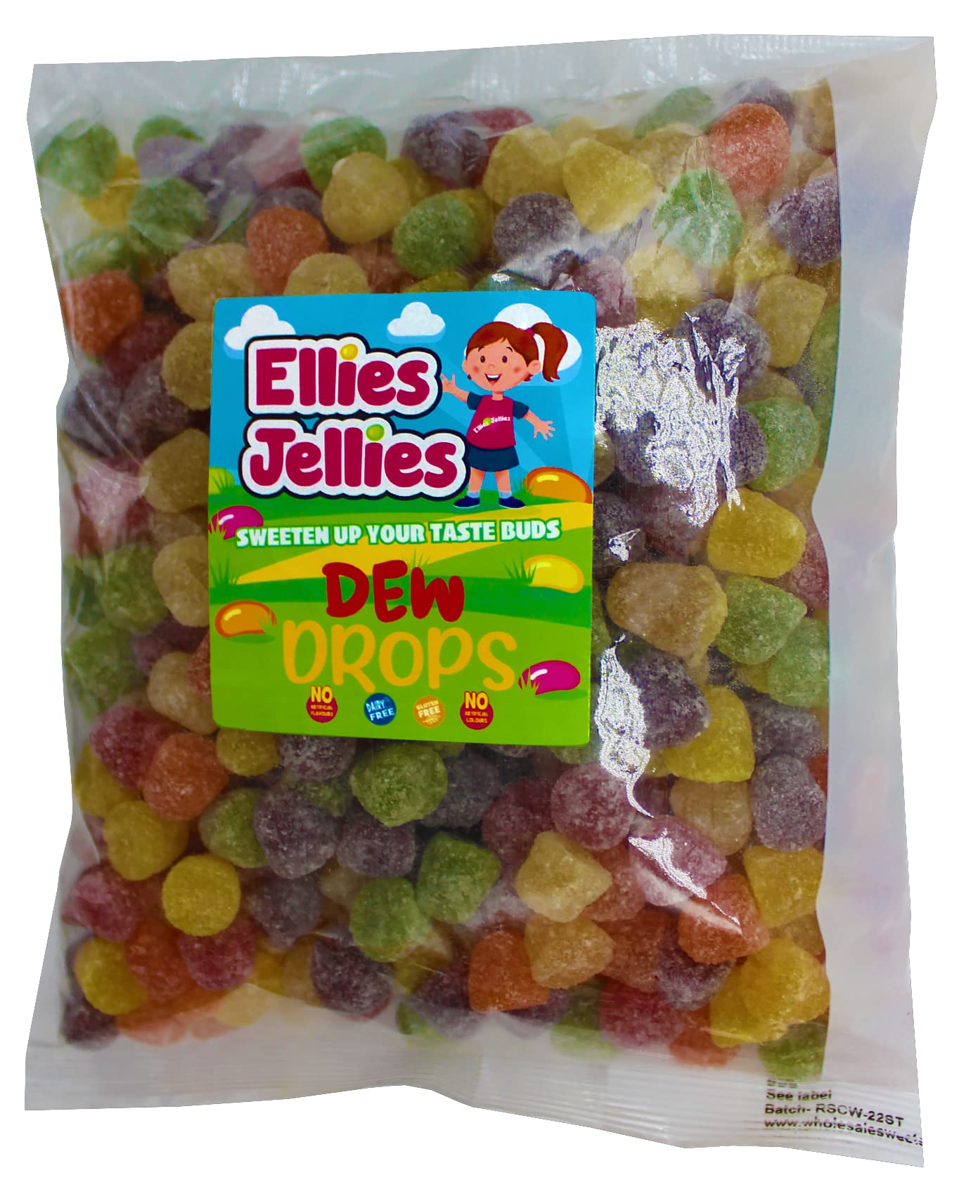 Ellies Jellies Dew Drops 1kg Bag
