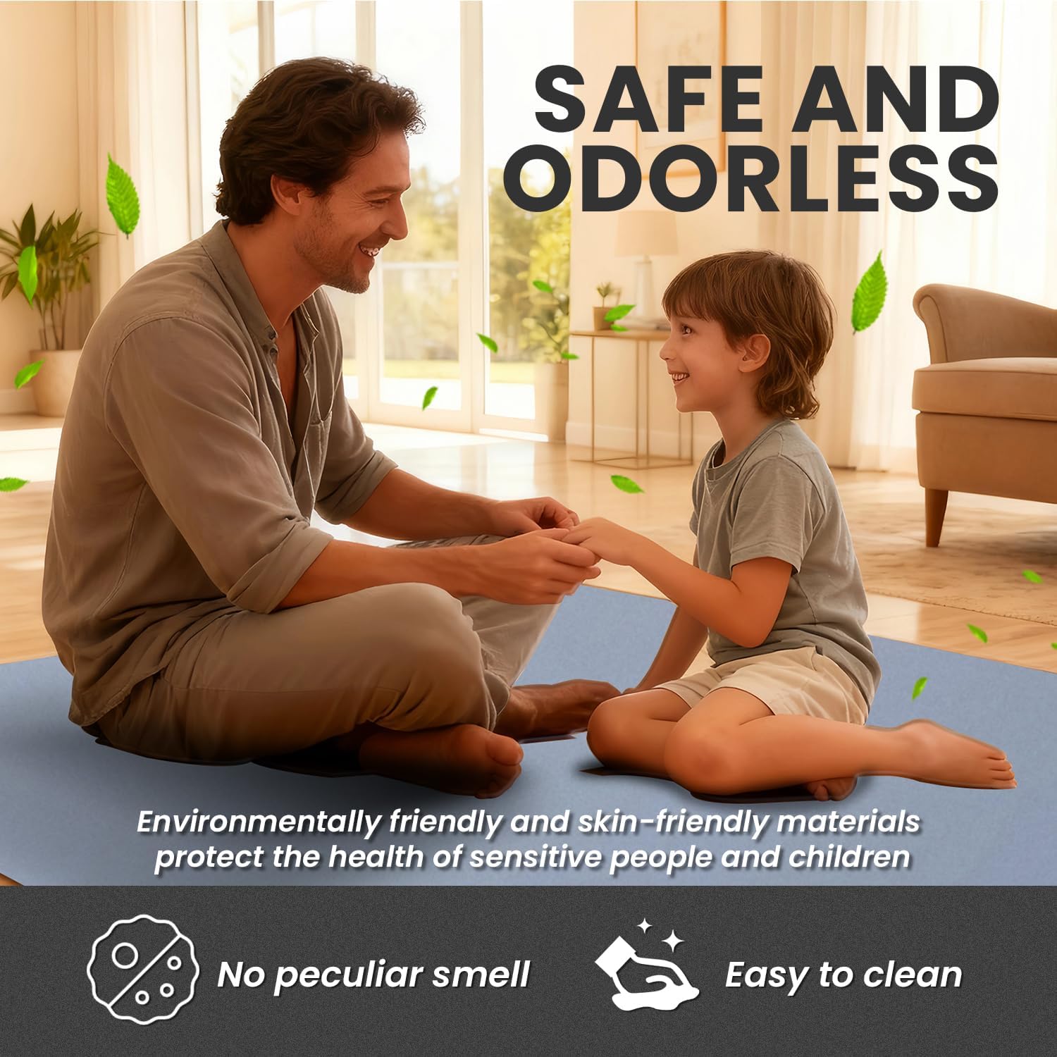 Heated Floor Mats, Heated Carpet with Adjustable Temperature 12 Hour Timer, Electric Heated Rug Mat, Radiant Floor Heater, for Yoga (20x79inch/50x200cm) - Image 4