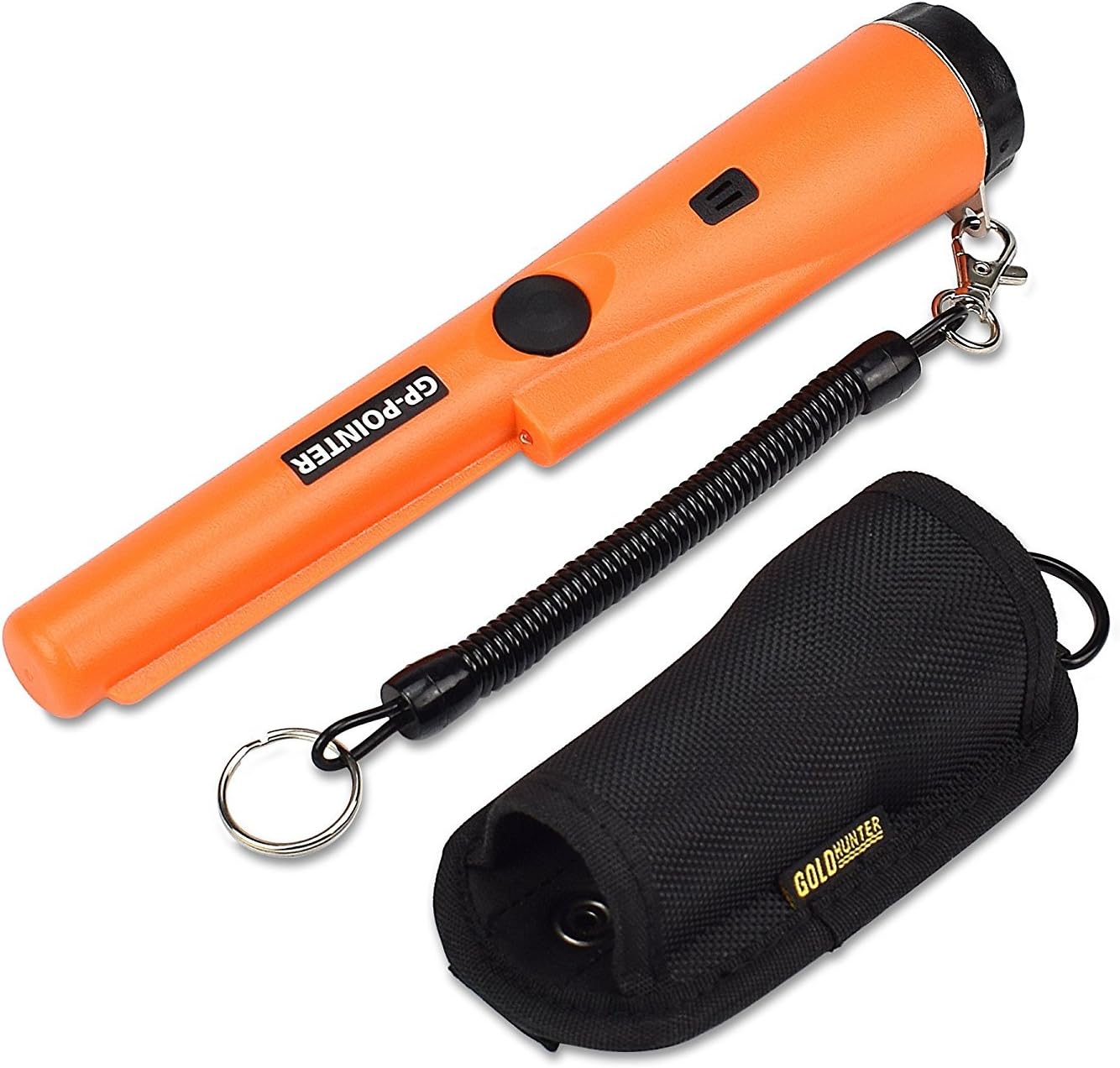 OutFans Pinpointer Metal Detector, Portable Treasure Hunting Tool Buzzer Vibrate with LED Indicators & Belt Holster, Sensitive To Pinpoint Coins, Jewelry, Gold Nuggets, Rings