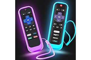 Protective Glow-in-the-Dark Roku Remote Case Covers