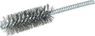 Weiler 21123 7/8" Power Tube Brush, 0104" Stainless Steel Wire Fill, 2-1/2" Brush Length, Made in The USA (Pack of 10)