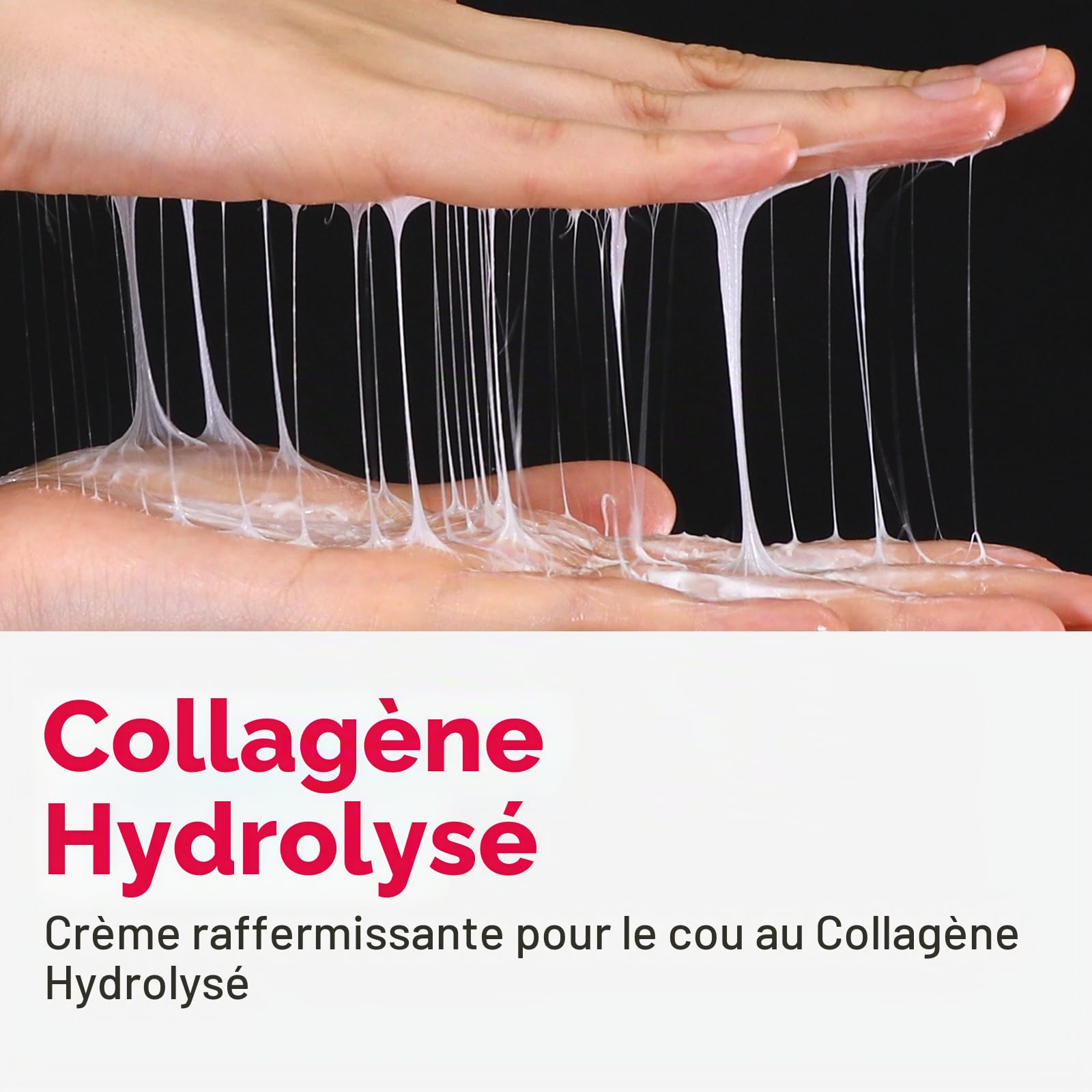 TOSOWOONG Crème Cou et Décolleté Collagène Necktox, Fermeté et Rides | Collagène, Acide Hyaluronique, Anti-Âge, Élasticité, Ridules, Peau Relâchée, Fini Rosée, Hydratant, K-Beauty, 50 ml