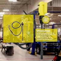 Vista 3 de TERA PUMP Bomba de tambor resistente a productos químicos (4.2 GPM) E85 y E15 Bomba DEF de 12 voltios, potencia eléctrica de enchufe para uso