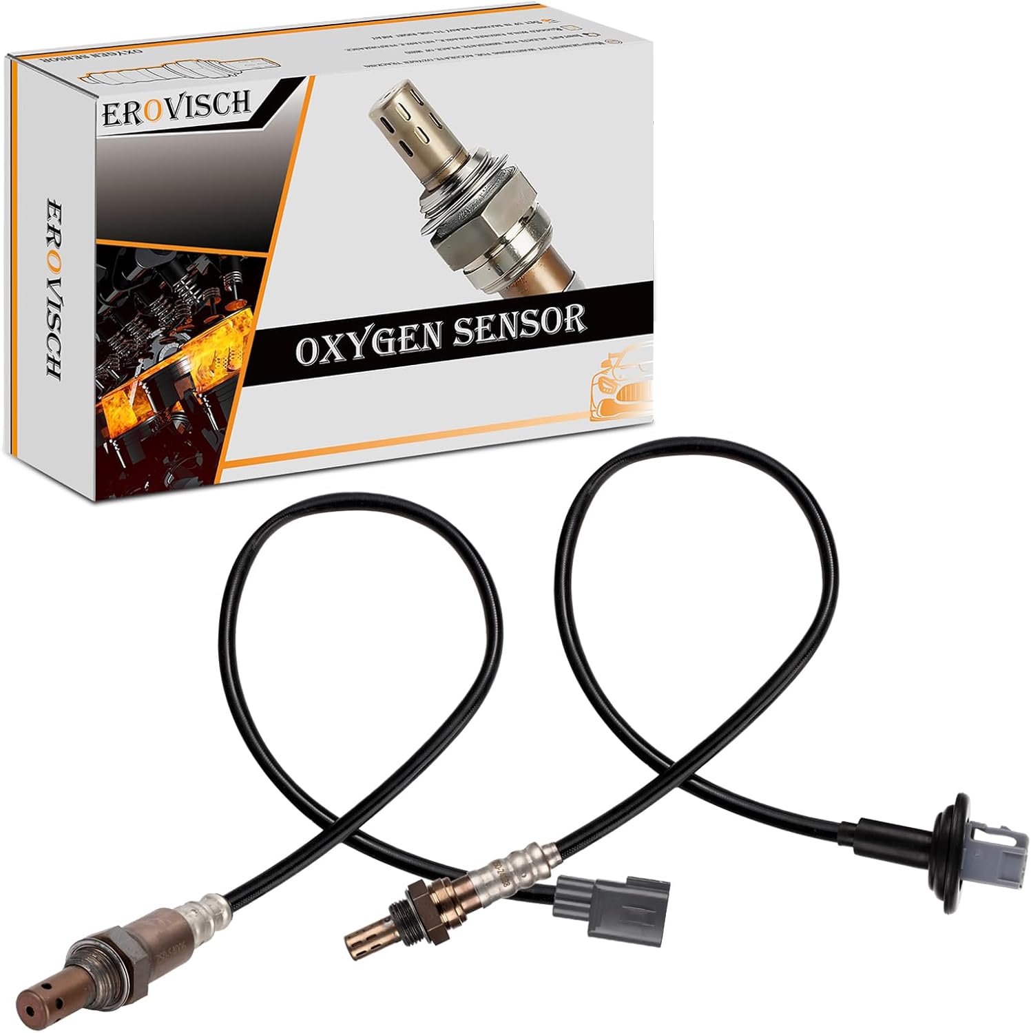 Oxygen O2 Sensor 250-24188 250-54006 Upstream Downstream Set of 2 - Compatible with Pontiac Toyota - Vibe 2009 2010, Corolla 2009 2010, Matrix 2009 2010 - L4 1.8L - Replaces # 8946702020 8946712010