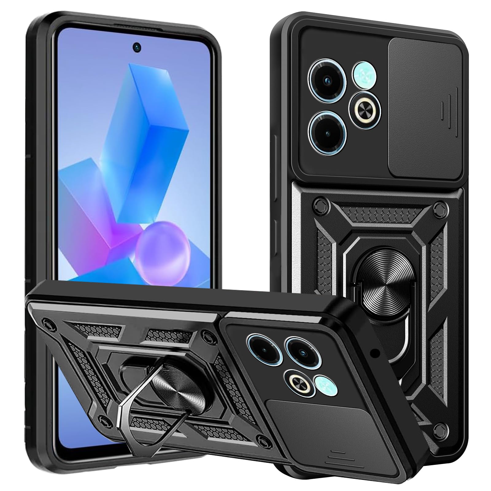 KZIOACSH Case for Infinix Hot 40i/Infinix Smart 8