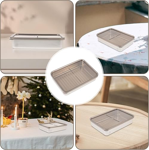 Miniatura 6 de Kichvoe Contenedor de frutas para refrigerador, contenedor de alimentos frescos, contenedor de almacenamiento, contenedor de almuerzo, cajas de