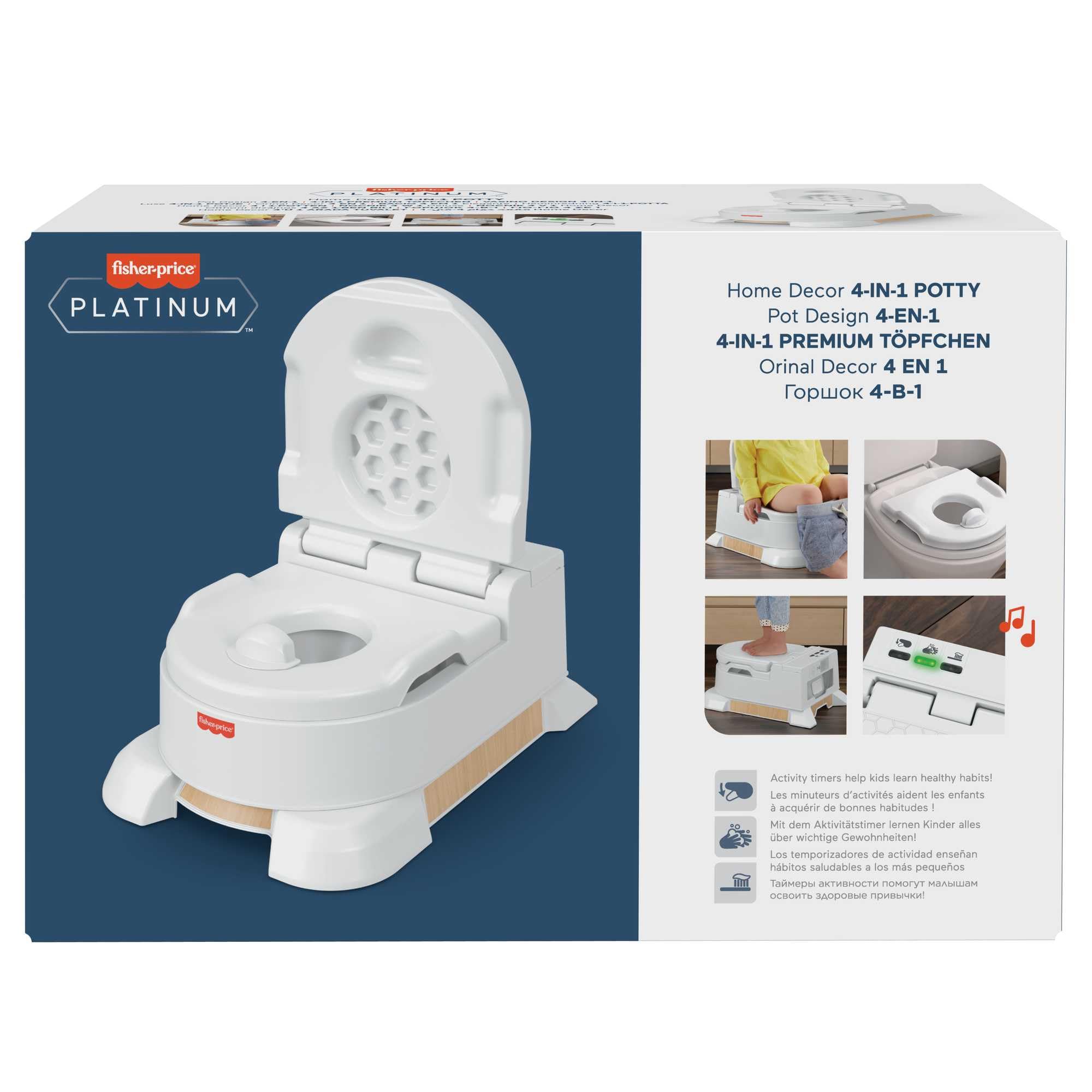 Fisher-Price Orinal aprende a IR al baño, para bebés y niños (Mattel HBX68)