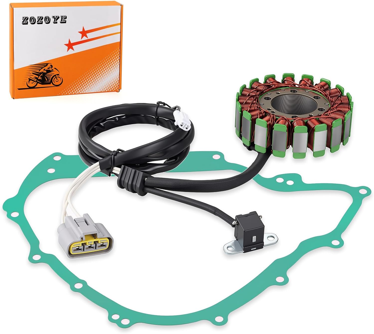 Generator Stator w/Gasket For Yamaha Grizzly Kodiak 700 YFM700 2016-2018 B16-H1410-00-00