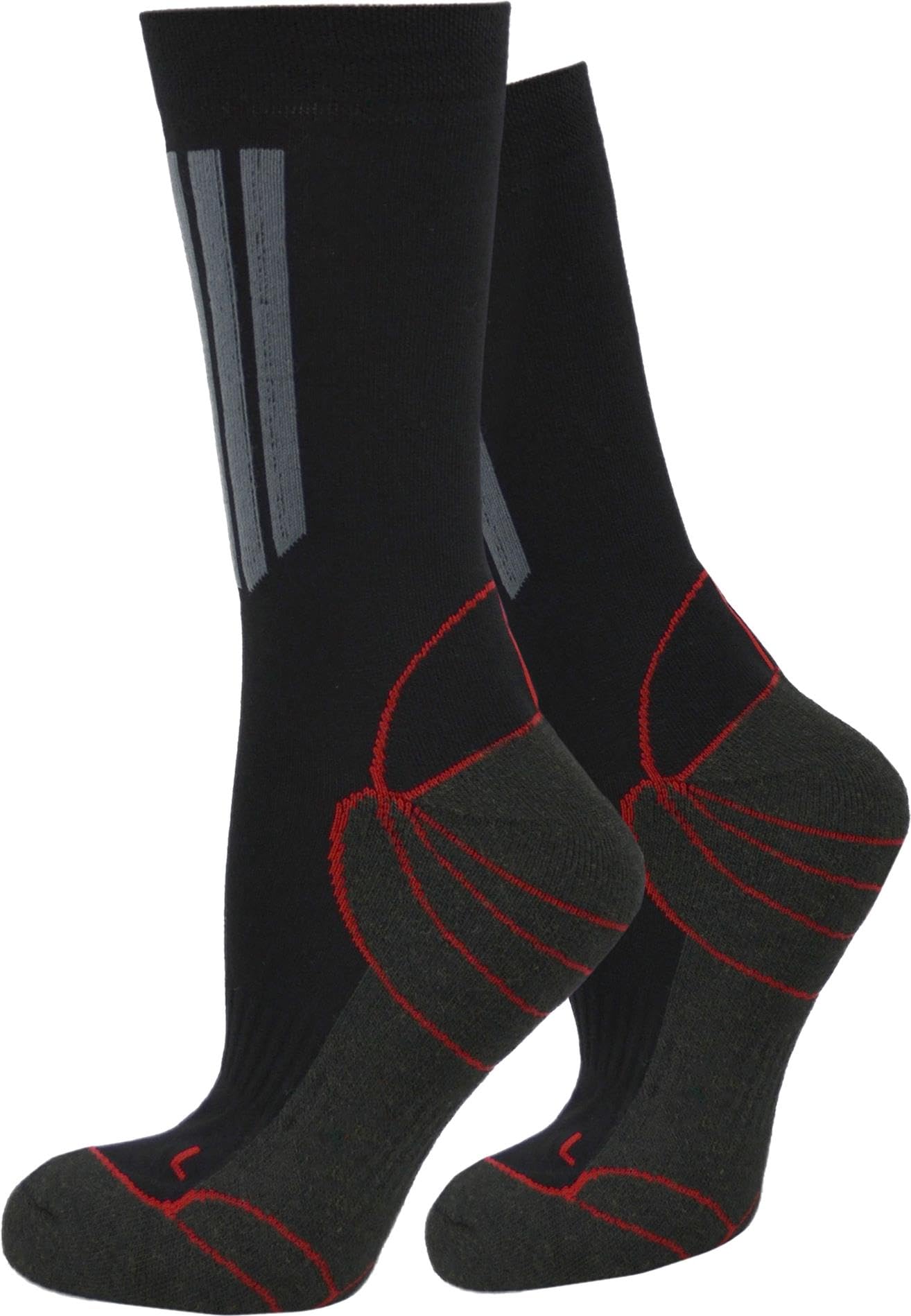 normani 5 Paar Trekkingsocken, Wandersocken mit Silberfäden gegen Schweißfüße echte Silbersocken - X-STATIC WELLNESS